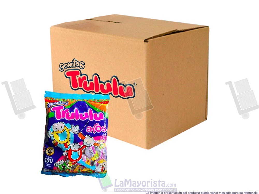 -Al por mayor- TRULULU AROS GRANDE X100