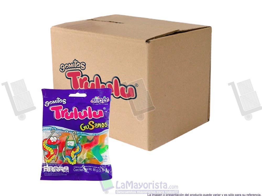 -Al por mayor- Trululu Gusanos X90Gr