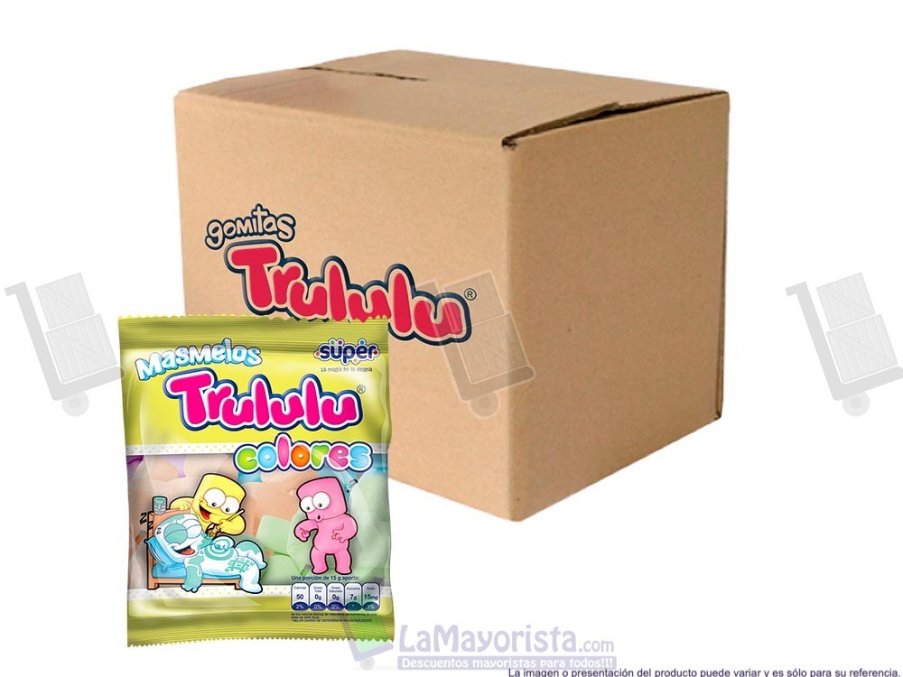 -Al por mayor- Trululu Masmelo Colores X70Gr