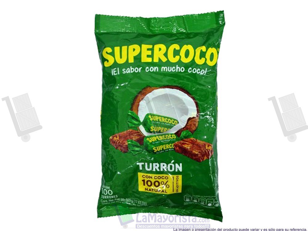 -Al por mayor- Turron Supercoco X100unidades *500G