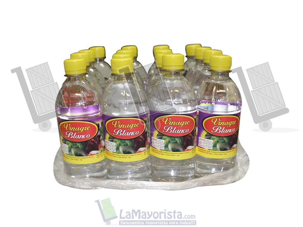 -Al por mayor- Vinagre Blanco La Colonia X 500ML