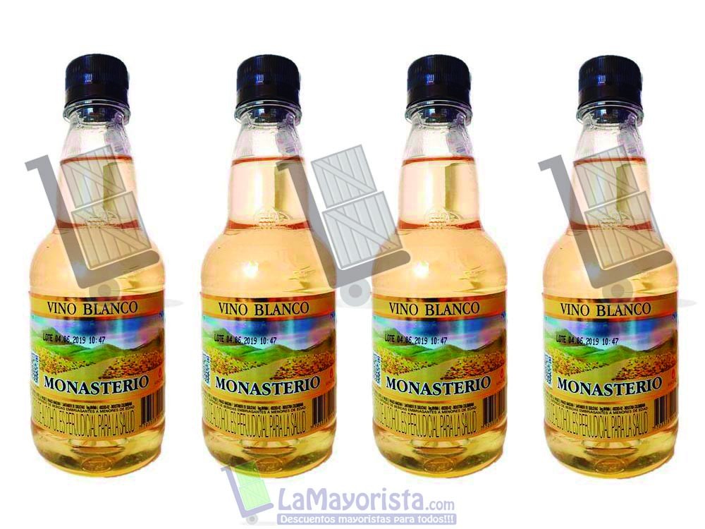 -Al por mayor- Vino Blanco Monasterio 375Ml