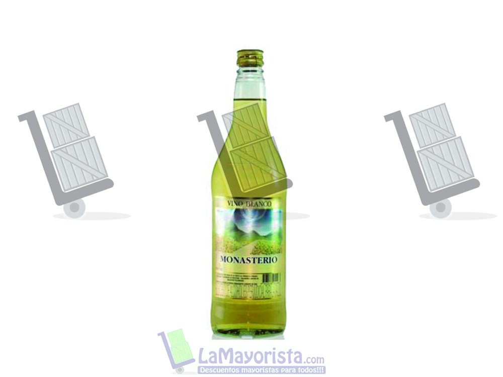 -Al por mayor- Vino Blanco Monasterio 750Ml