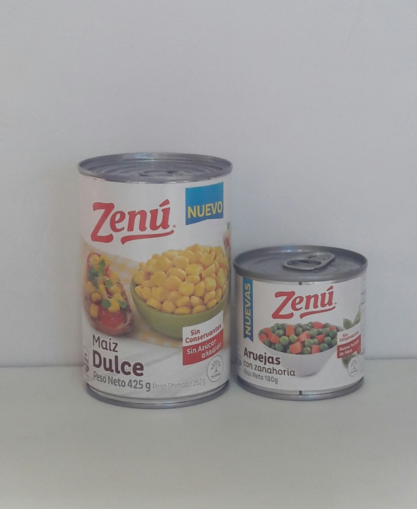 Oferta maiz tierno zenu x425 gr gratis arveja-zanahoria x180 gr