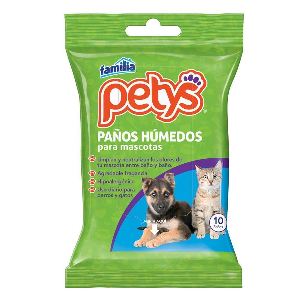 PAÃ‘OS HUMEDOS PETYS ORIGINAL X10 UNDS
