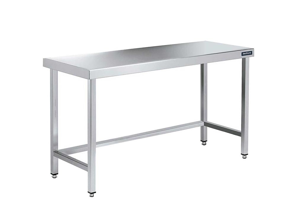 Mesa de Trabajo En Acero con patas en Acero