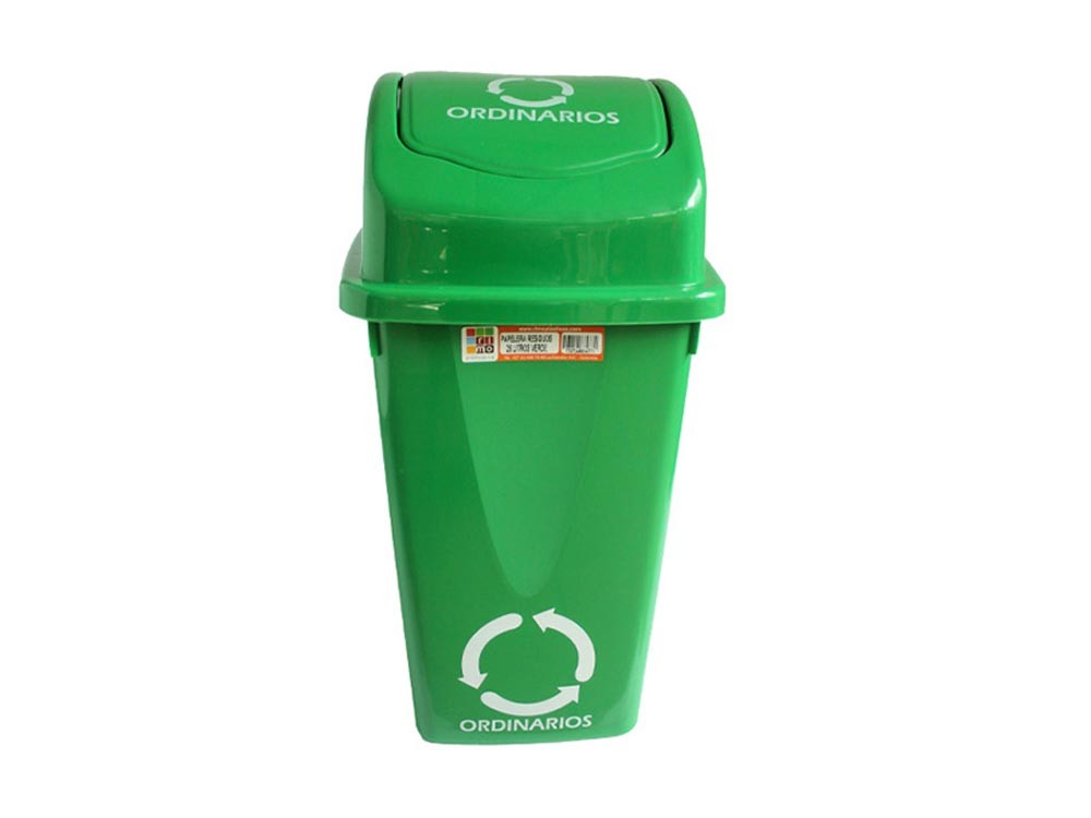 Papelera vaiven 25 LTRimo Verde