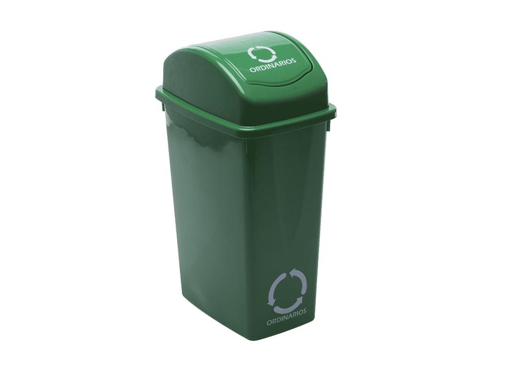 Papelera vaiven 35 LT Rimo Verde