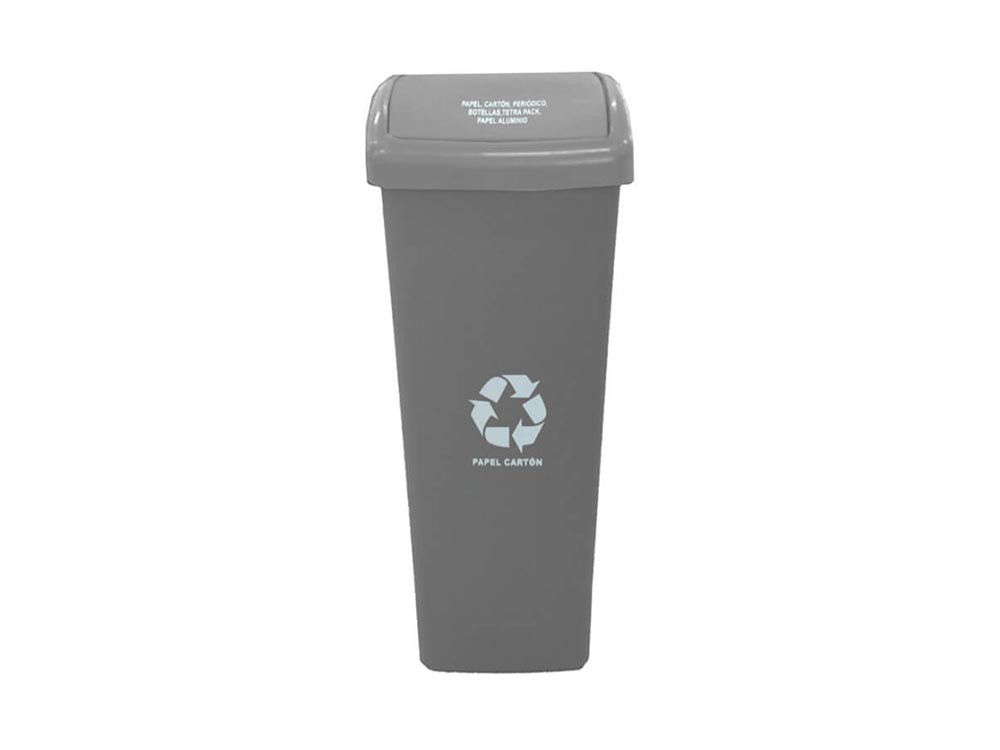 Papelera vaiven 55 LT Colplast Gris