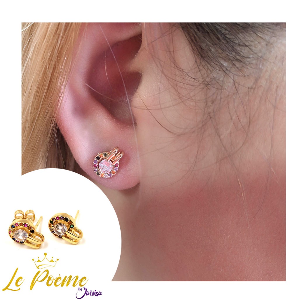 Joyería Mujer Joya Accesorio Pendiente Arete Zarcillo Areta  DJA679