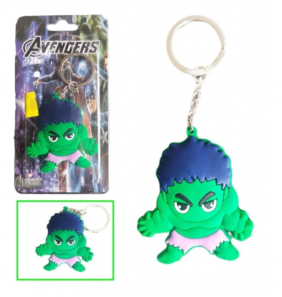 Hulk Vengadores Llavero Juguete Didáctico Avengers DJ738