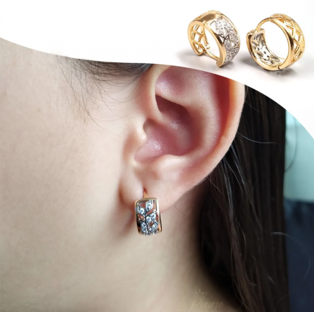 Joyería Mujer Joya Accesorio Pendiente Arete Zarcillo Areta  SKU: DJAFR50