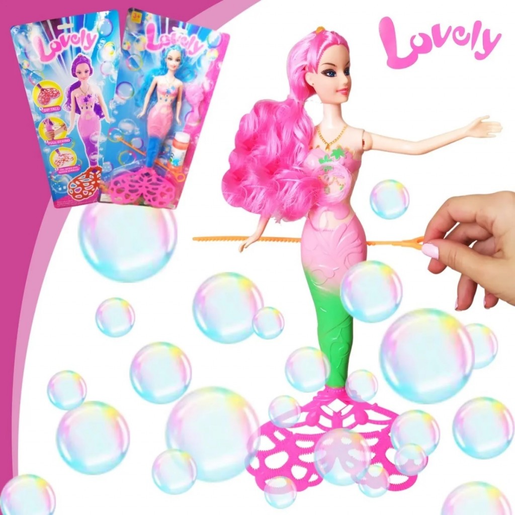 Muñeca Sirena Burbuja Juguetes Jugueteria Juegos dj374 (4-5-6)
