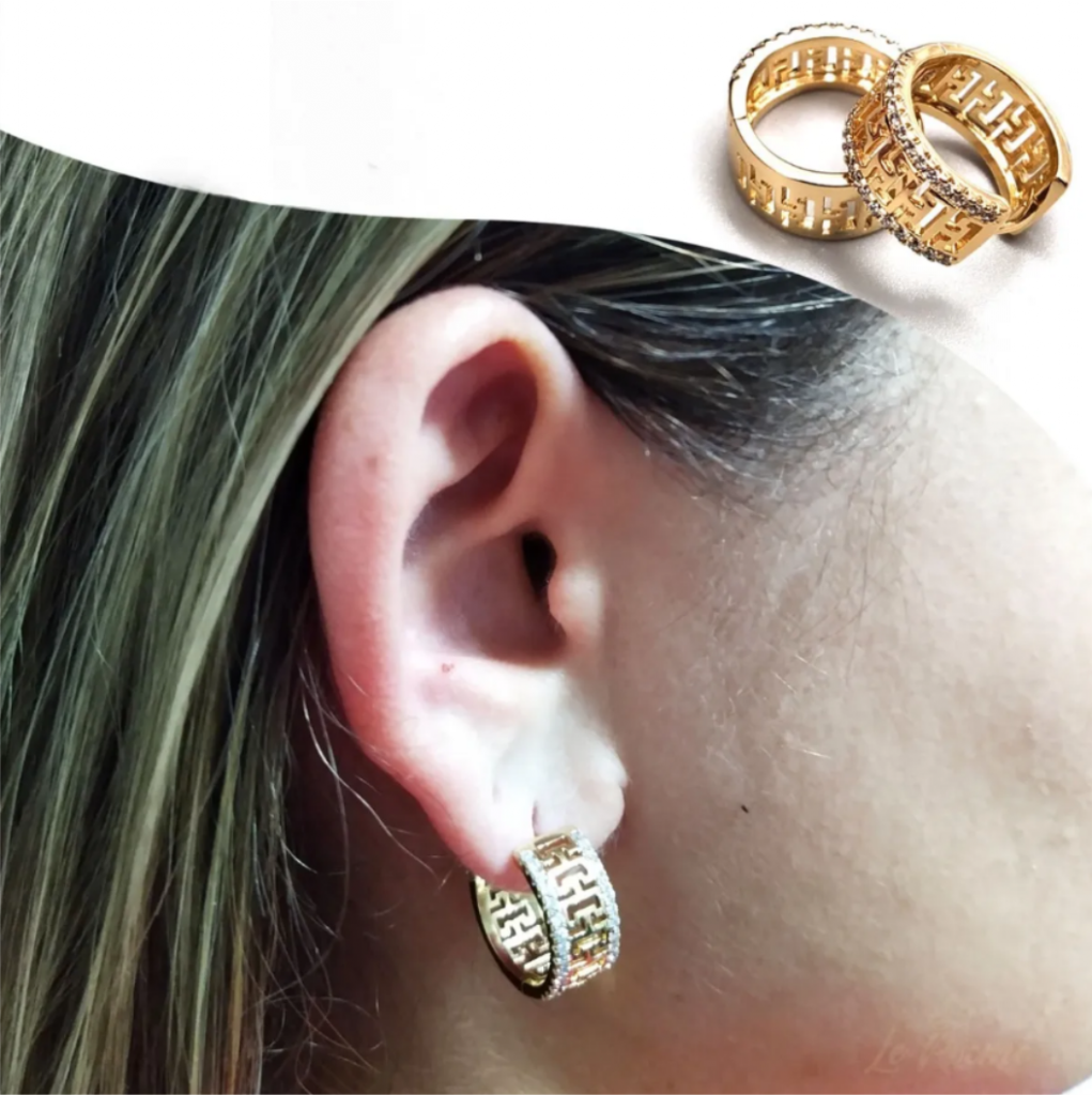 Joyería Mujer Joya Accesorio Pendiente Arete Zarcillo Areta  SKU: DJAFR101