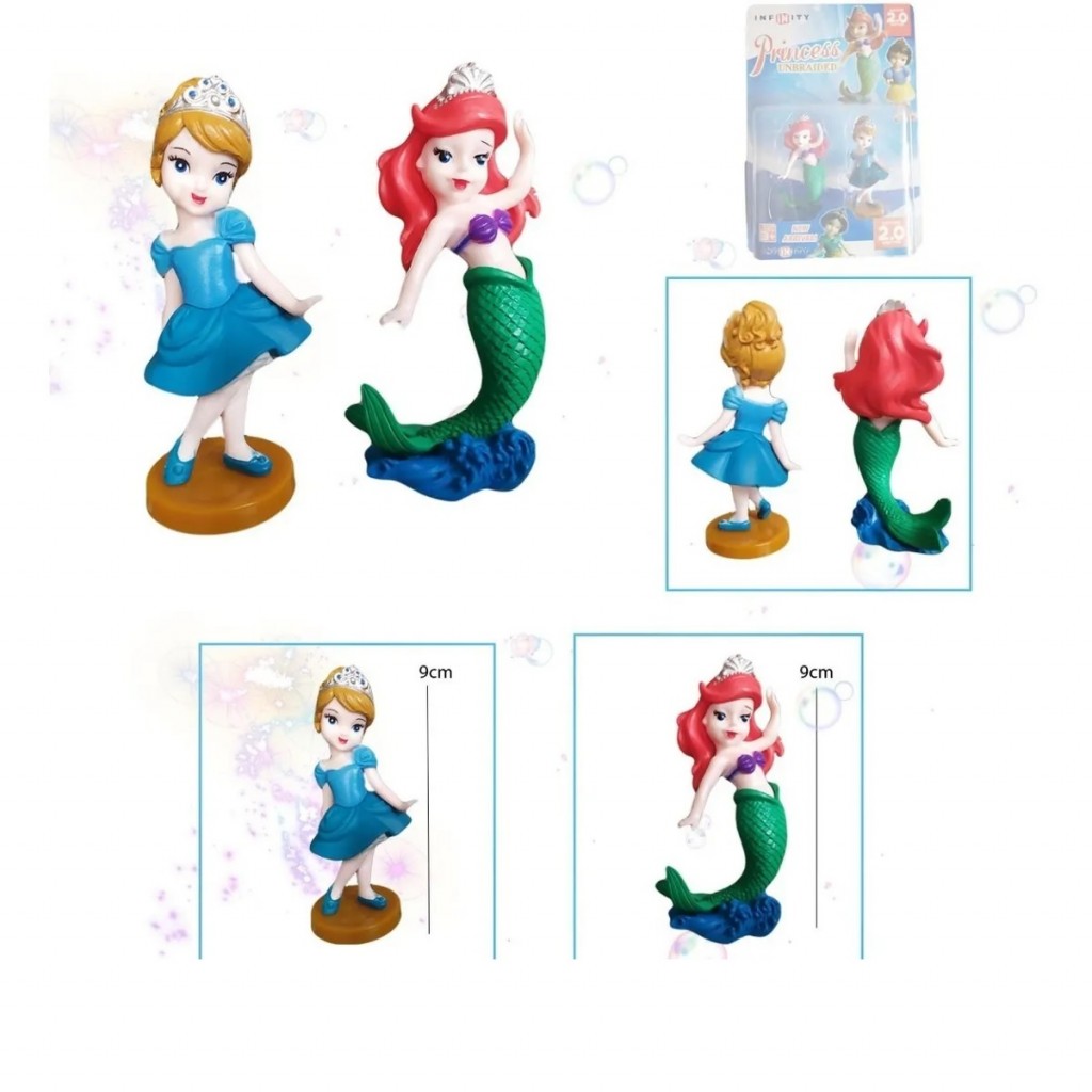 Princesas Muñecas X6 Vestidos Juguete Didactico Jugueteria