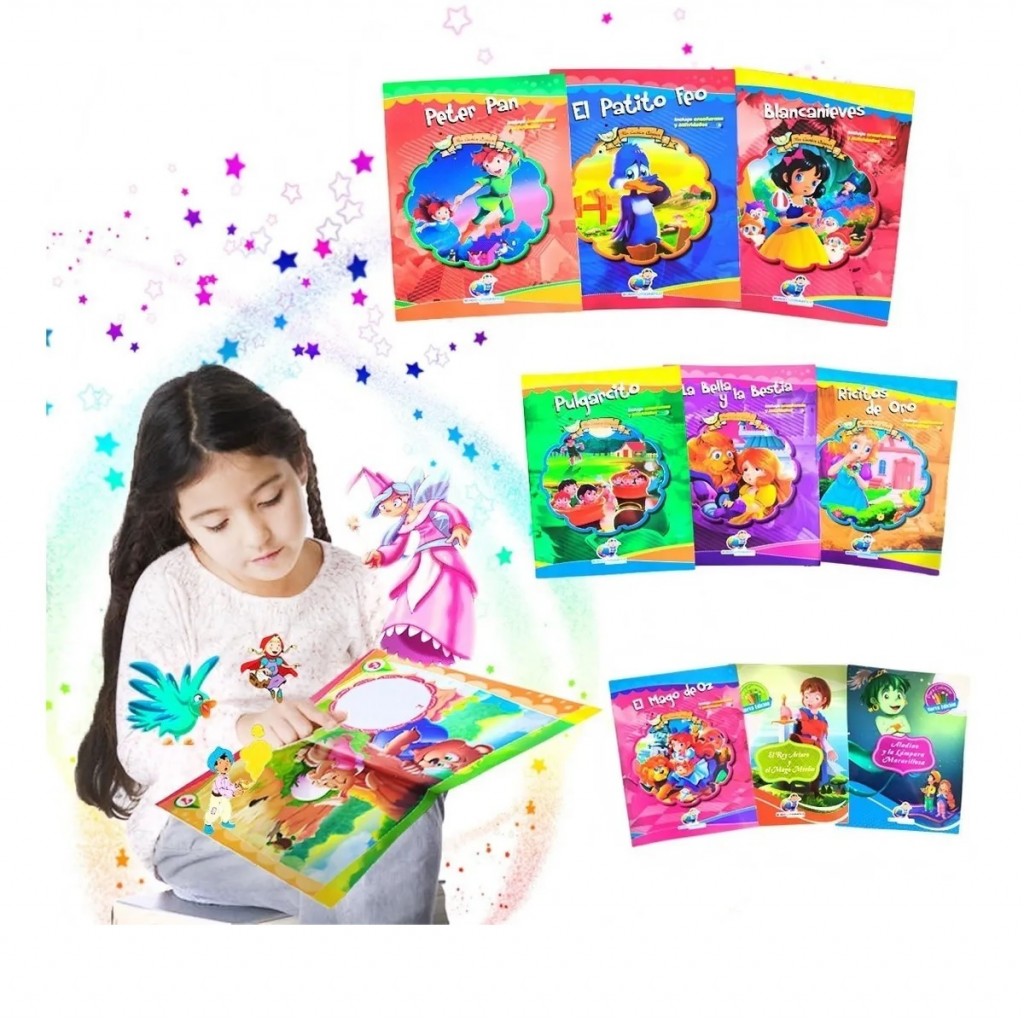 Libros Infantiles Cuentos Guardería Escolar X24 Didácticos DJ101020203