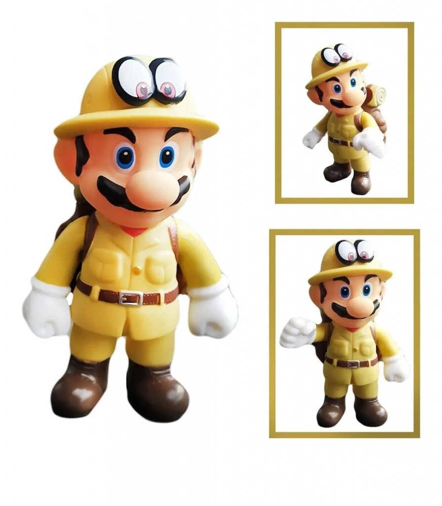 Figura Mario Bros Colección Mario Explorador Juguete DJ744