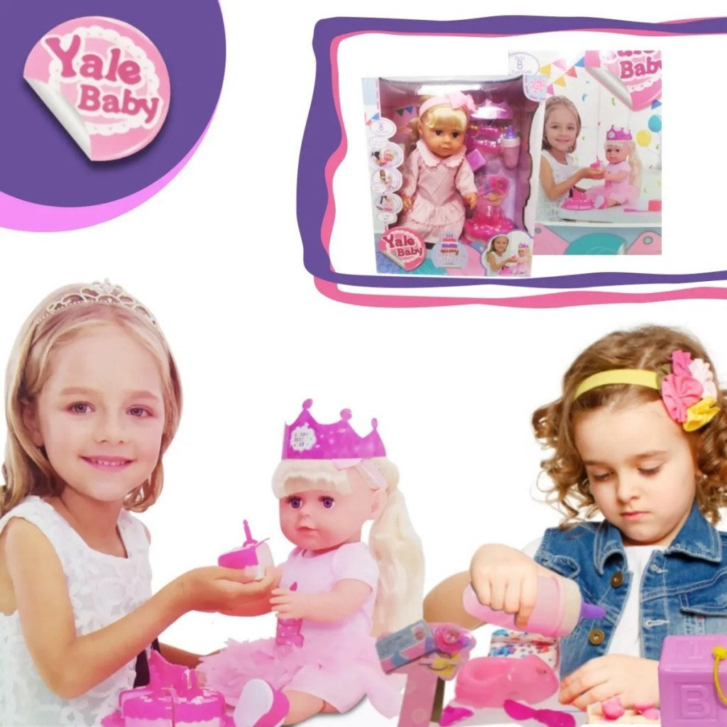 Muñeca Inteligente Baby Cumpleaños Juguete Hermosa Grande