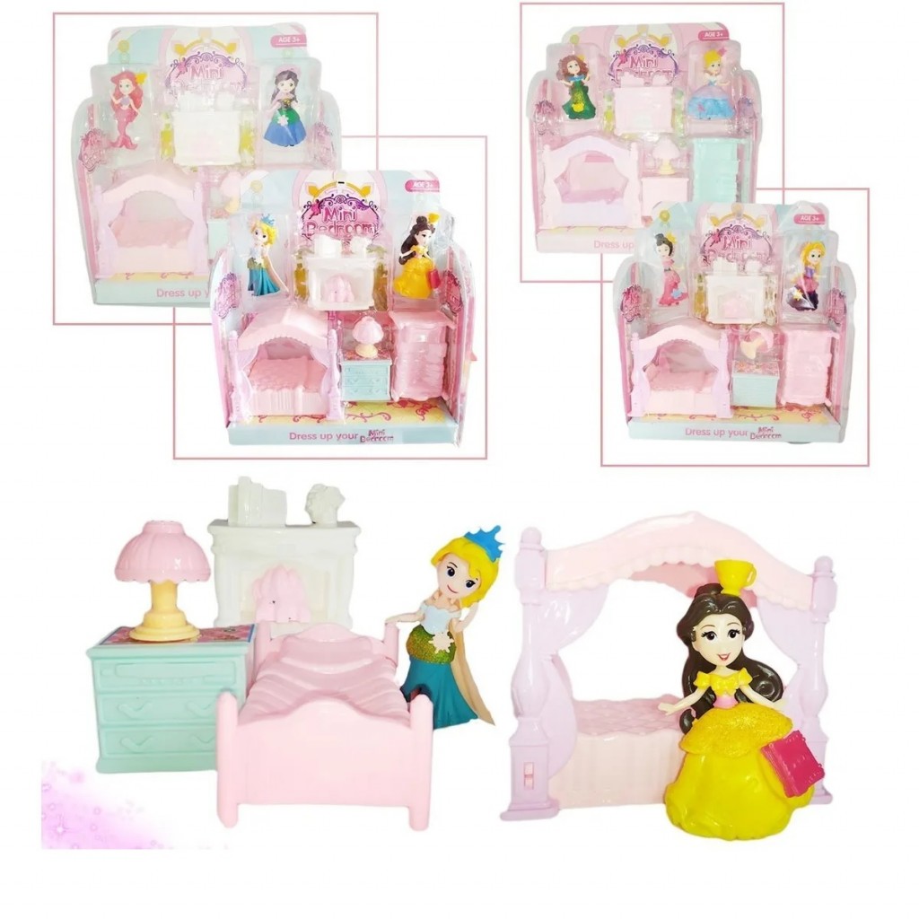Habitación Princesas Accesorios Juguetes Juguetería Elsa y Bella