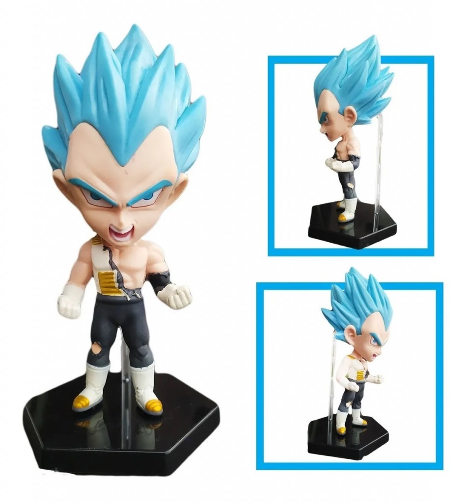 Dragon Ball Figura Vegeta Blue Juguetes Didactico Juguetería