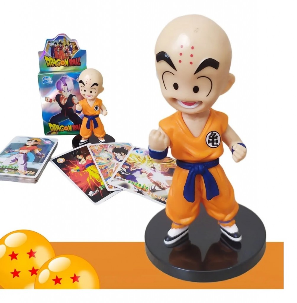 Dragon Ball Figura Krilin Niño Juguetes Didactico Jugueteria