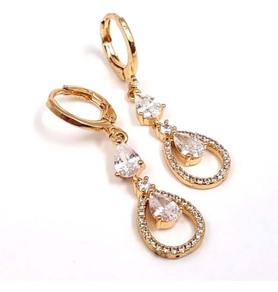 Joyería Mujer Joya Accesorio Pendiente Arete Zarcillo Areta  DJA336