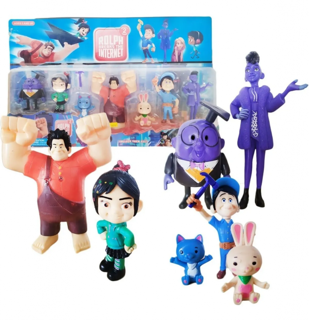 Ralph El Demoledor Vanellope Jugueteria Figuras X7 Juguete