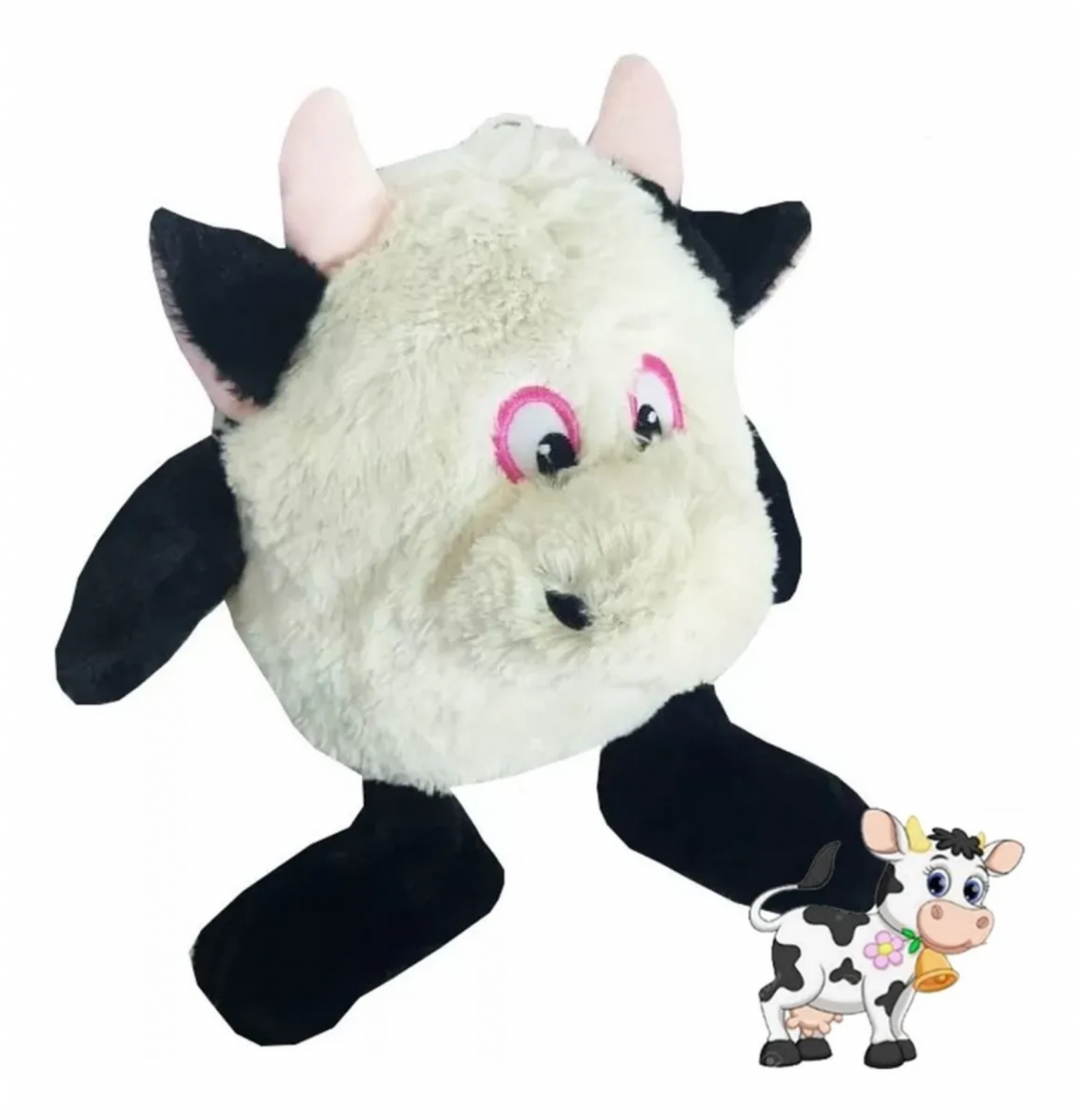 Peluche Vaca Bolita Antialérgico Hermosa 38cm Juguetes