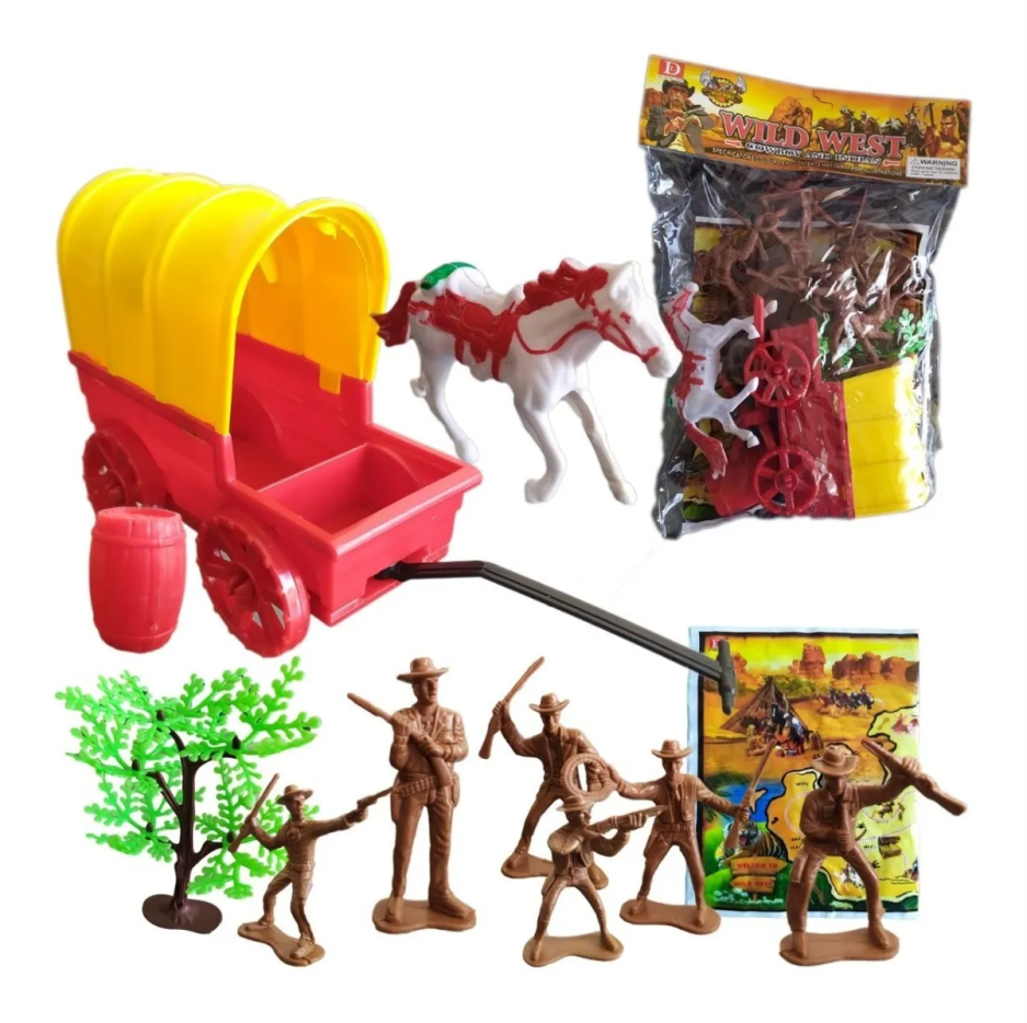 Soldados Vaqueros Juguete Didáctico Figuras Juguetería