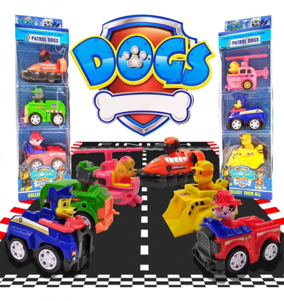 Patrulla Canina Paw Patrol X6 Cars