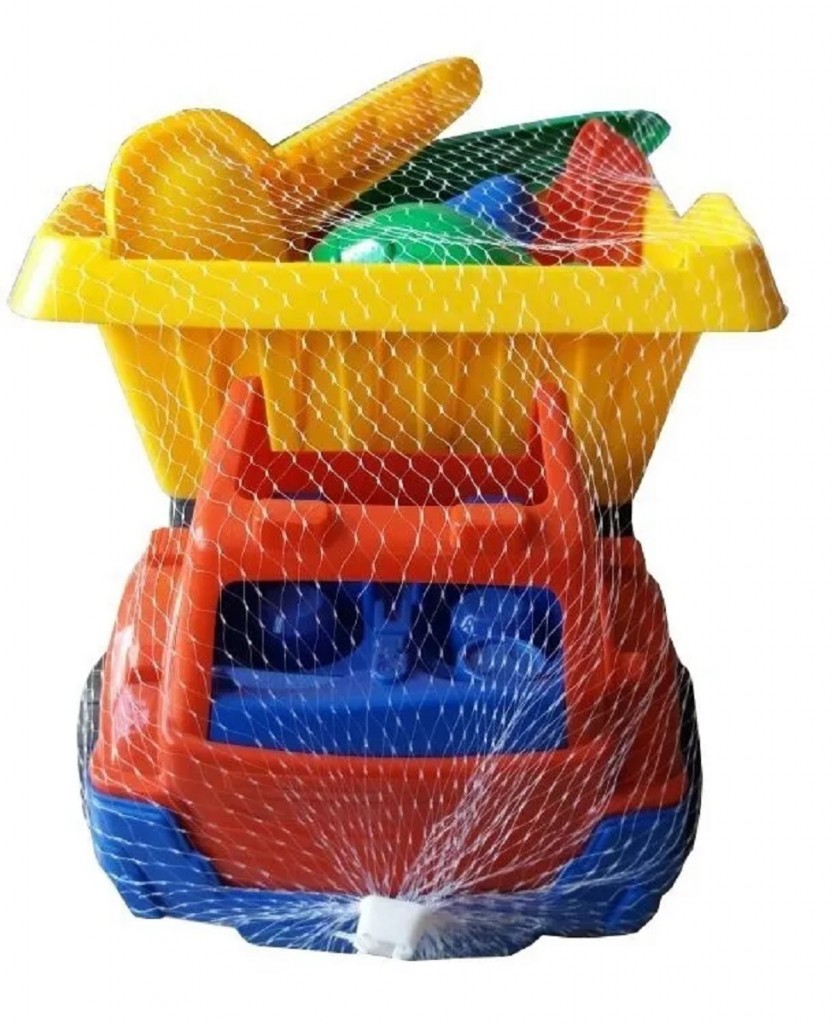 Volqueta Didáctico Con Herramienta Para Playa Juguetería