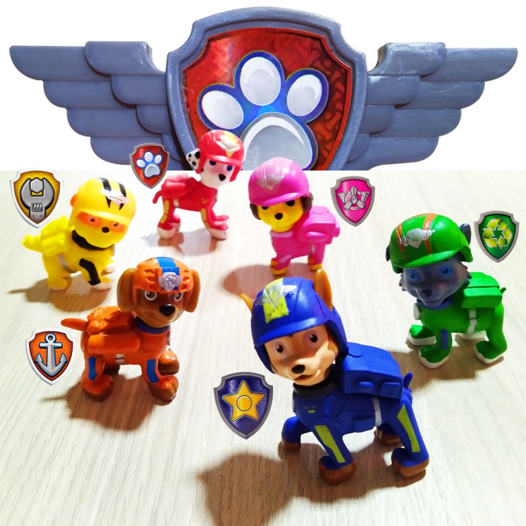 Patrulla Canina set x6 Colección Paw Patrol Juegos Juguetes Juguete