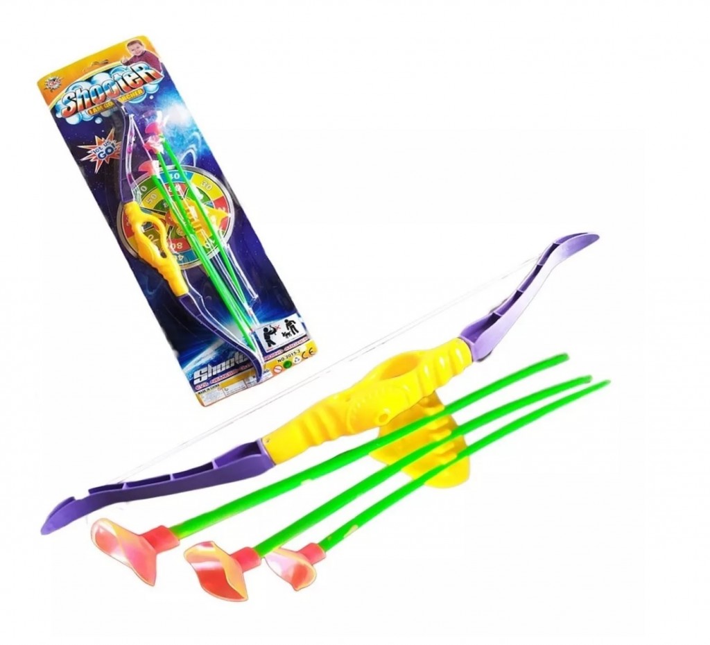 Arco Flechas Juguete Niños Lanzador Juguetería Acartonado DJ532