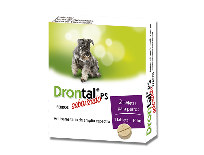 DRONTAL PS HASTA 20 KG CAJA X 2 TAB