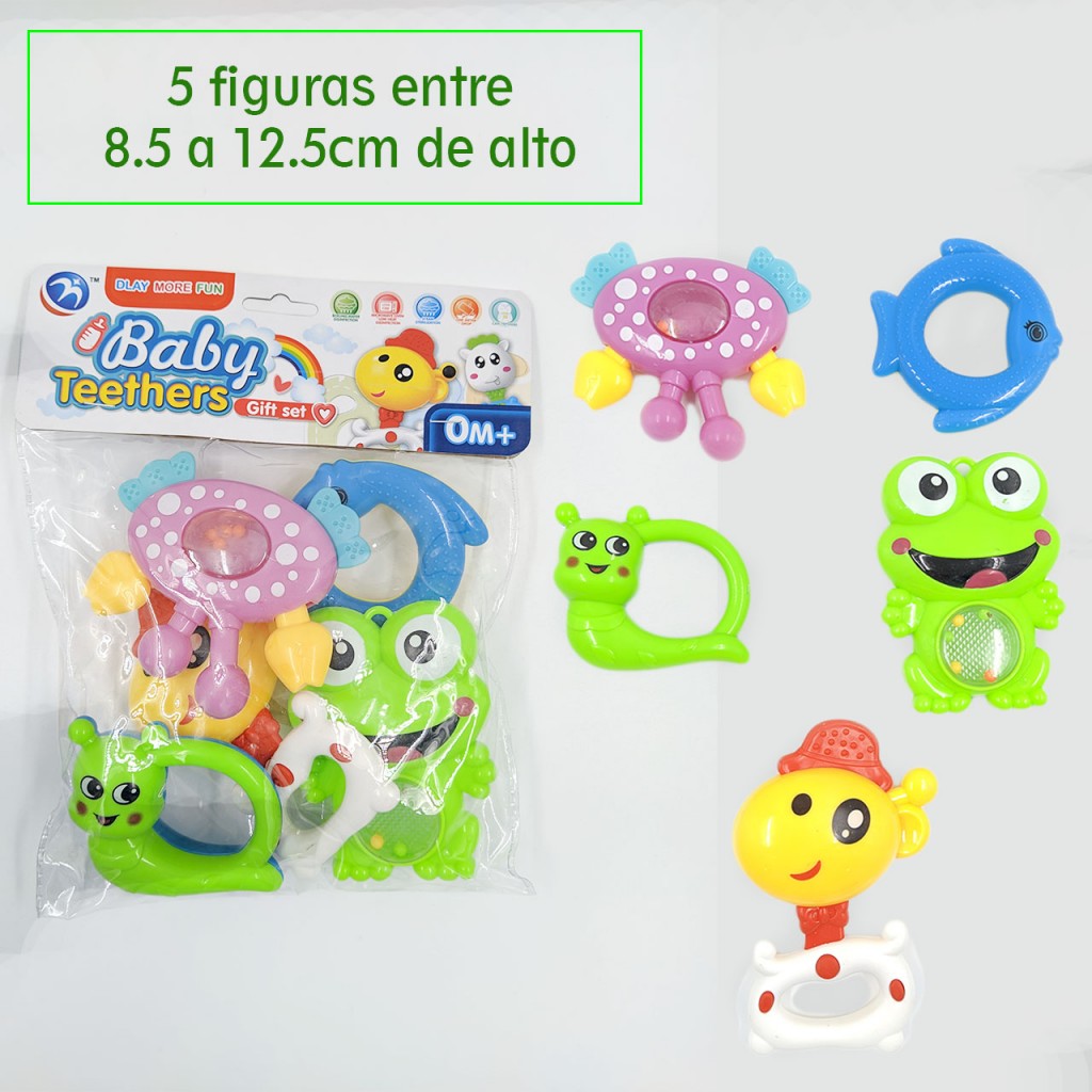 Sonajero Juguete Para Bebes Niños Sonido Juguetería