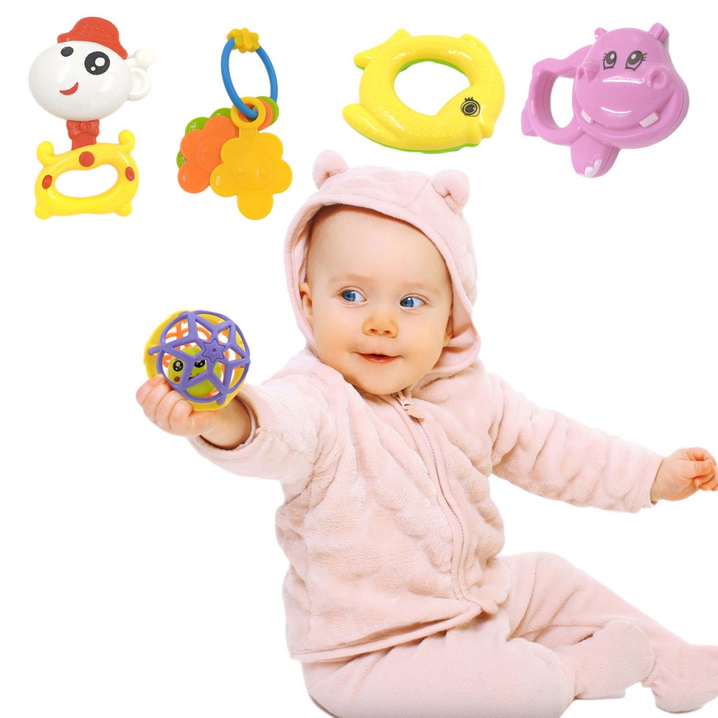 Sonajero Juguete Bebes Niños Estimulante Sonido Juguetería