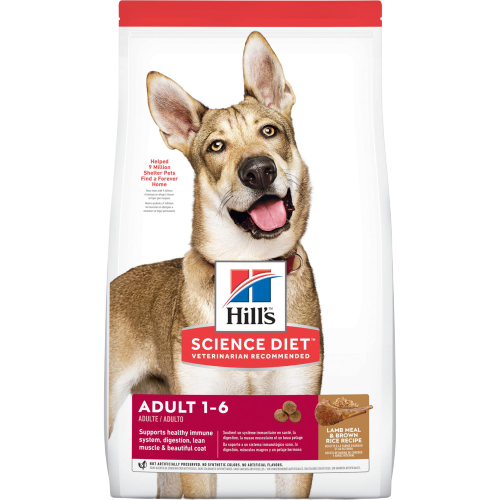 HILLS CANINE ADULT LAMB & RICE X 15 5 LB