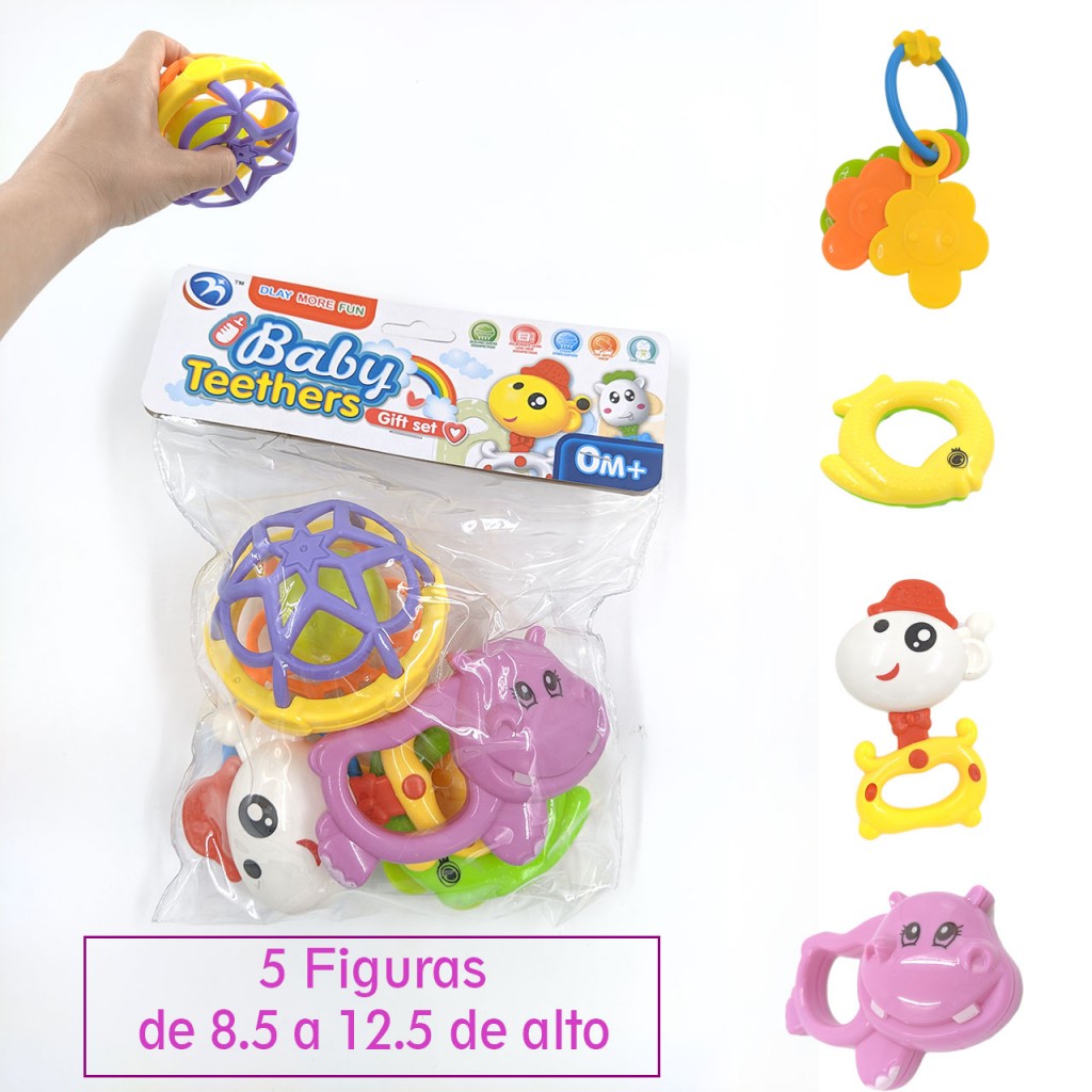 Sonajero Juguete Bebes Niños Estimulante Sonido Juguetería