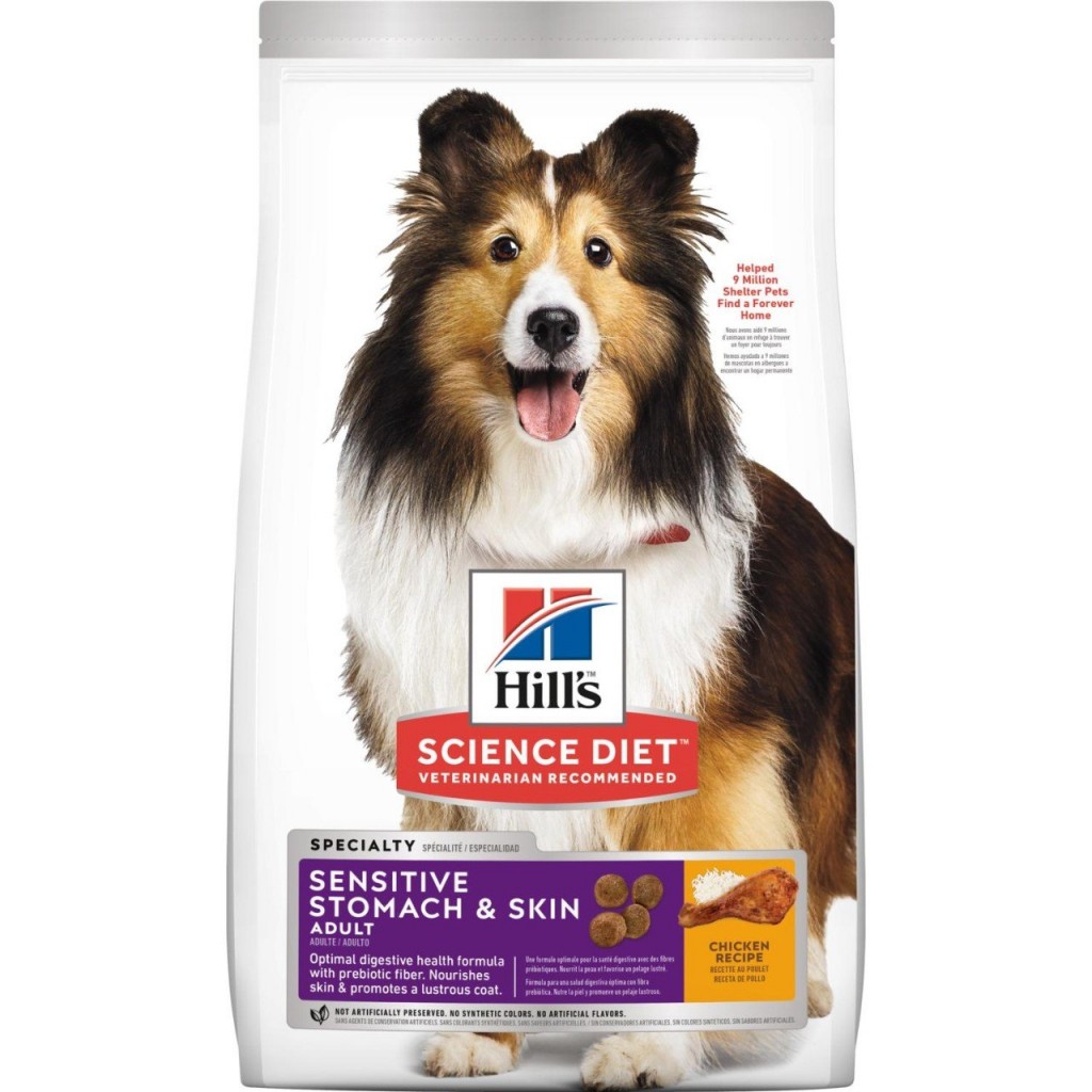 HILLS CANINE ADULT S SKIN/STOMACH 15 5LB