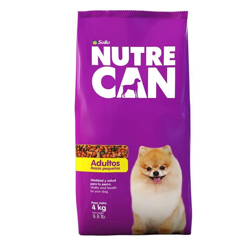 NUTRECAN RAZAS PEQUEÃ‘AS X 4 KGS