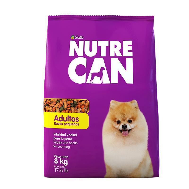NUTRECAN RAZAS PEQUEÃ‘AS X 8 KGS