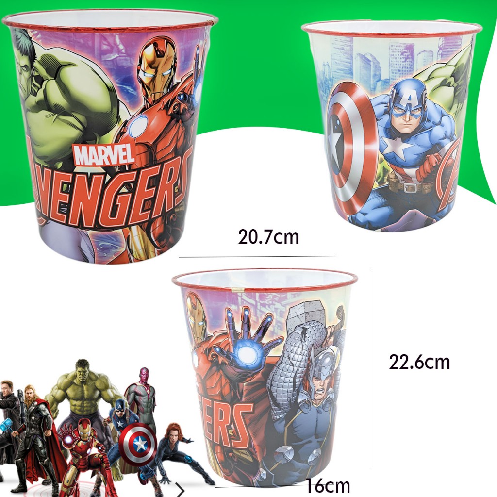 Balde Decorativo Niños Juegos Juguetes Hogar Vengadores Vengadores DJ263-8