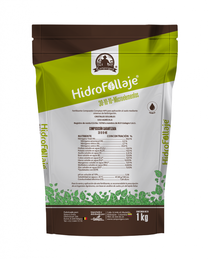 HIDROFOLLAJE 30-10-10 X 1 KG