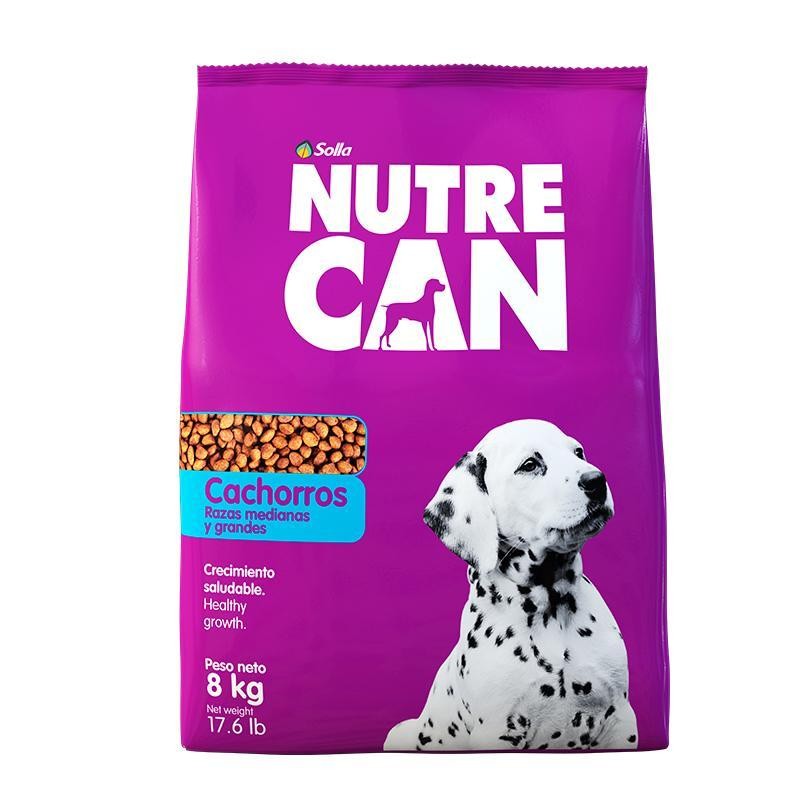 NUTRECAN CACHORROS R MED Y R GDES X 8 KG