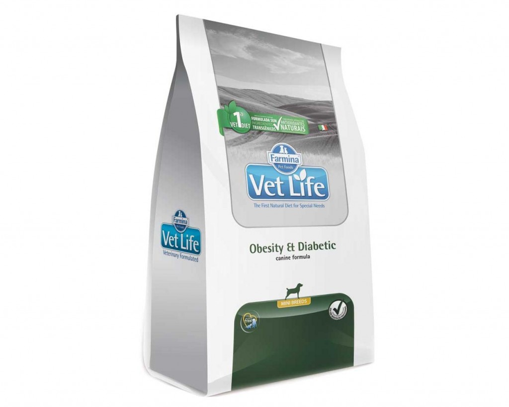 VET LIFE OBESITY DIABETIC MINI X 2KG