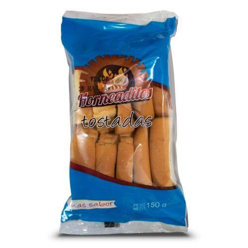 TOSTADA CLÁSICA HORNEADITOS 10 UND 150 G