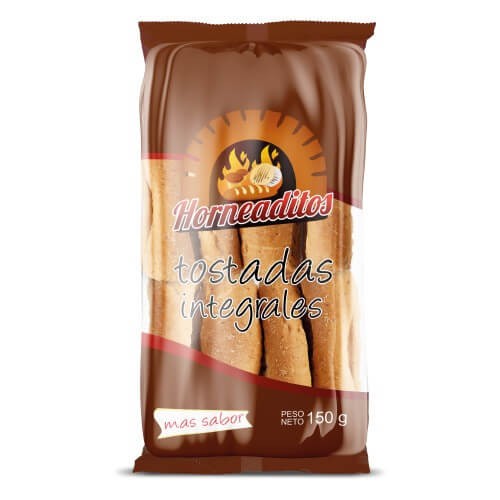 TOSTADA INTEGRAL HORNEADITOS 10 UND 150G
