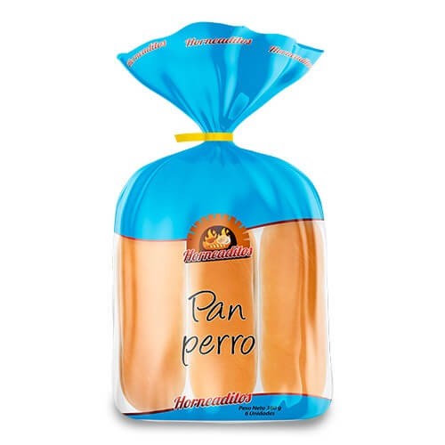 PAN PERRO CON AJONJOLÍ HORNEADITOS 6 UND 370 G