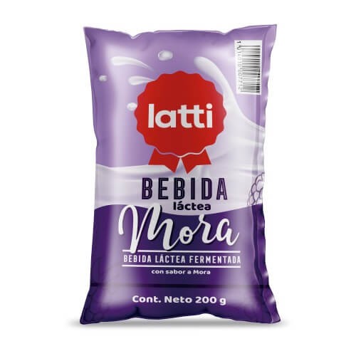 BEBIDA LÁCTEA SABOR MORA LATTI 200 ML