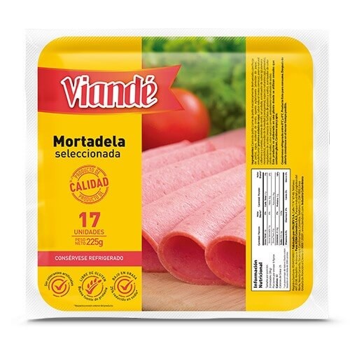 MORTADELA FINA VIANDÉ 225 GRS
